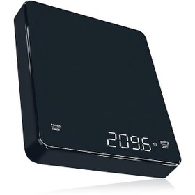 Resim Yüksek Hassasiyetli Dokunmatik Düğmeli Kahve Tartısı - USB Şarj Edilebilir, 3kg/0.1g Hassasiyet, Mutfak & Banyo Kullanımı İçin Mükemmel 