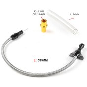 Resim Chevrolet Th350 Paslanmaz Çelik Yağ Çubuğu Şanzıman Yağı Çubuğu 530mm Siyah İçin Uygundur 1575 