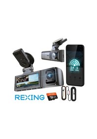 Resim Rexıng R316 4k Gps Wı-fı Arac Kamerası + 64gb Sd 