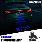 Resim Tongdashop Gcys Led Araç Projektör Işığı Kafatası Stop İşaretli 9 36v Ipx4 Araç Dekorasyon 