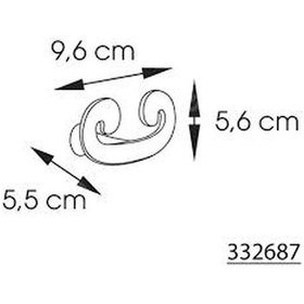 Resim Gedy Bornoz Askılık Sissi Altın 332687 Altın 