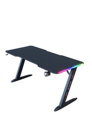 Resim Karr Gaming Thunder RGB Aydınlatmalı 140×60 Siyah Tabla Oyuncu Masası 