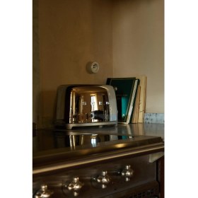 Resim Smeg 50'S Style Retro Paslanmaz Çelik 1x2 Ekmek Kızartma Makinesi TSF01SSEU 