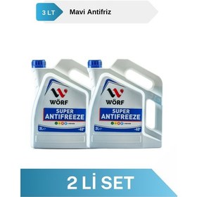 Resim Wörf Mavi Antifriz -40 C Korozyon Önleyici 2'li 3 L 