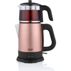 Resim Arnica Demli Stil Rose Cam Çay Makinesi 