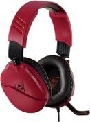 Resim Hometech Turtle Beach Recon 70 PS5/4 Uyumlu Kablolu Oyuncu Kulaklığı Kırmızı 
