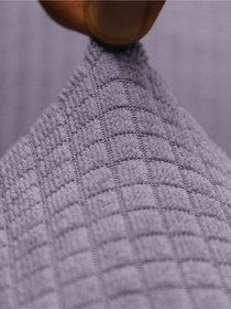 Resim Gri Sandalye Kılıfı Yıkanabilir Likralı Esnek Lastikli Sandalye Örtü 6 Adet Gri 