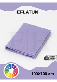 Resim Eflatun Rengi Metrelik Ince Keçe Kumaş Keçe 1 Mm Aktivite Keçesi Renkli Keçe 1 Metre 100 Cm X 100 Cm 