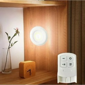 Resim Uray Home H1COB Uzaktan Kumandalı Tekli Spot Lamba Pilli Dolap Altı Spot 