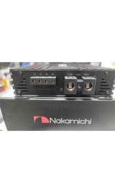Resim Nakamichi Özel Nkxd Serisi 1500.1 D Class Monoblack Dijiatl Göstergeli Bass Kontrol Kumandalı Oto Amfi 