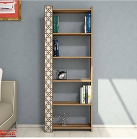 Resim Variant Variant City Kitaplık - Ceviz / Krem 