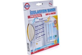 Resim Boss Tape Kapı Pencere Izolasyon Fitili - Bandı Beyaz 