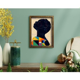 Resim Bk Home Doğal Masif Ahşap Çerçeveli Tablo-32 (551055364) 