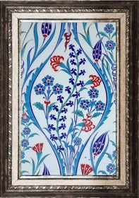 Resim Armada Çini 25X40 Cm Sp 419 Mavi Beyaz Kütahya Iznik Çini Pano 