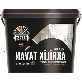 Resim Ganzhoushop Tavan L Düfa Boyası Beyaz Akrilik 17.5 İw - Yüksek Kaliteli Su Bazlı Boya 17.5 L 