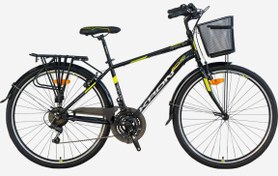Resim TETRA MAN 3.0 - 28 City Bike - 18' - 21 Vites - V.B. - Siyah-Gri\u002FNeon Sarı 