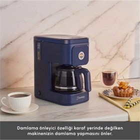 Resim Karaca x Fenerbahçe Lisanslı Just Coffee Aroma 2 In 1 Filtre Kahve ve Çay Demleme Makinesi 