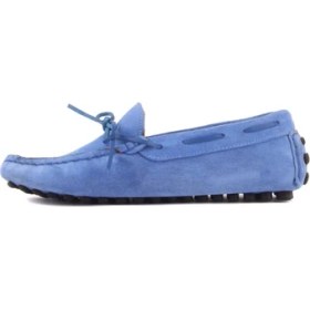 Resim Sail Laker's - Mavi Süet Erkek Loafer 101-3791-11169 