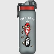 Resim Renga Rybo-X Soft Touch Desenli 630 ml Tritan Çocuk Matara 912162 Siyah 