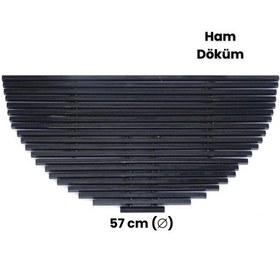 Resim Alev Almaz Döküm Izgara Ham 57 Cm 