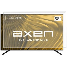 Resim Axen Uyumlu 58" inç 146 cm Kırılmaz Tv Ekran Koruyucu 