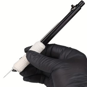 Resim Dayanıklı 3D Dövme Kalemi Manuel El Dikişi için - Ergonomik Tasarım, Çizilmeye Karşı Dirençli ABS Malzeme, Siyah, Yuvarlak İğneler İçin İdeal (1, 3, 5, 7, 9) - Başlangıç Seviyesi ve Profesyoneller İçin Mükemmel 