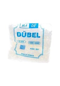 Resim Made 6 MM Plastik Dübel 25 Adet 