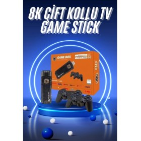 Resim Game Box Android Tv 36500 Oyunlu Atari 5g 8k Hdr Ultra Hd 64 GB 