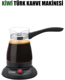 Resim KİWİ KCM-7514 CAM CEZVE TÜRK KAHVE MAKİNESİ 