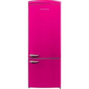 Resim Vestel NFK52001 Pembe Retro Kombi Buzdolabı 