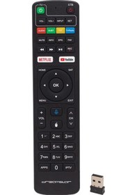Resim Dreamstar Androıd Netflıx-youtube Tuşlu Ses Komutlu Tv Uyumlu Uydu Kumandası Yazısız 4172 