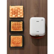 Resim Çok Fonksiyonlu Waffle ve Tost Makinesi, 3 Plakalı, Kompakt ve Yapışmaz 