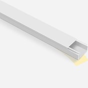 Resim Mutlusan Kablo Kanalı Yapışkanlı Beyaz (2M) 40X25 mm 