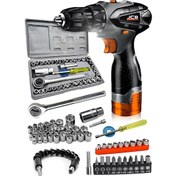 Resim PRO 64 Parça Jsr1800 Professionel Akülü Vidalama Matkap 