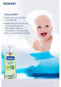 Resim Biobaby Ultra Hassas Saç Ve Vücut Şampuanı 500 ml Prebiyotik Alman Papatyası - Organik Içerik 