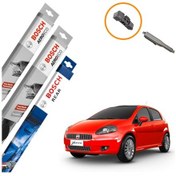 Resim Fiat Punto Muz Silecek Takımı Ön Arka Bosch Aeroeco 2012-2020 