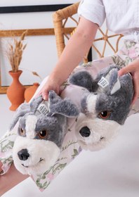 Resim EKOFARK Çocuk Hayvan Motifli Ev pandufu Ev Botu 