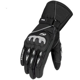 Resim Suomy Su Geçirmez Dokunmatik Ekranlı Motosiklet Eldivenleri - Kışlık Siyah 