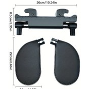 Resim Oldfriend Tek Dokunuşla Takılır Hafıza Köpük Araç Başlığı Black A13 Ss 180 Derece Ayarlanabilir 