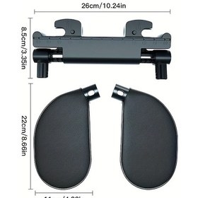 Resim Oldfriend Tek Dokunuşla Takılır Hafıza Köpük Araç Başlığı Black A13 Ss 180 Derece Ayarlanabilir 