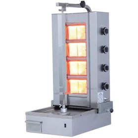 Resim Atalay Adg-5a Döner Ocağı-gazlı 5 Gözlü-alttan Motorlu 