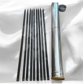 Resim Tavuk Kanat Şişi 10 Adet 60 Cm,şiş Kabı 60cm,şiş Kutusu,tavuk Şiş 