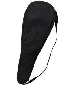 Resim Wezone Squash Raketi Çantası Tek Omuzlu Çapraz Taşıma 1680d Oxford Kumaş Dayanıklı 5mm Şok Emici Pamuk Erkek Kadın Siyah 71cm Siyah 