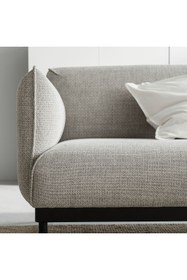 Resim IKEA 3'lü kanepe, lejde açık gri 