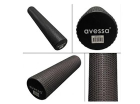 Resim Avessa Afr Masajlı Uzun Foam Roller Siyah 90x15 CM 