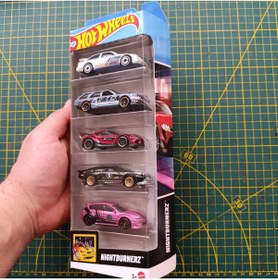 Resim HOT WHEELS NIGHTBURNERZ SUPRALI 5LI MATTELS ARABA SETİ 