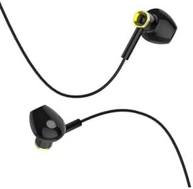 Resim Samsung Galaxy Uyumlu Ergonomik Tasarımlı Kulak İçi Kablolu Mikrofonlu Kulaklık, 3.5 mm Jack, Siyah 