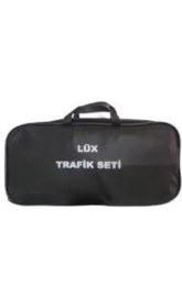 Resim TüvTürk Uyumlu Autokit Üçgen Trafik Seti Bez Çantalı 