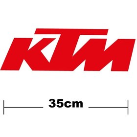 Resim Lasirius Ktm Logo Yazı Sticker Etiket Tek Renk 