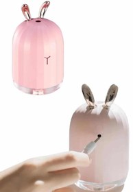 Resim AyrStore Aromaterapi Hava Nemlendirici Dekoratif USB Şarjlı Tavşan Nemlendirici 